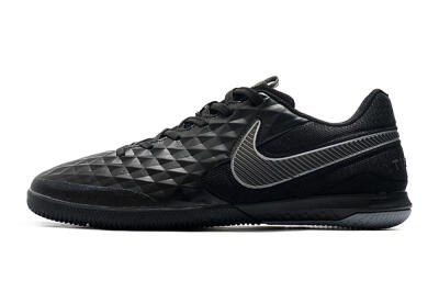 NIke Tiempo Lunar Legend 8 Pro IC Indoor & Futsal Soccer Shoes - Black/Grey