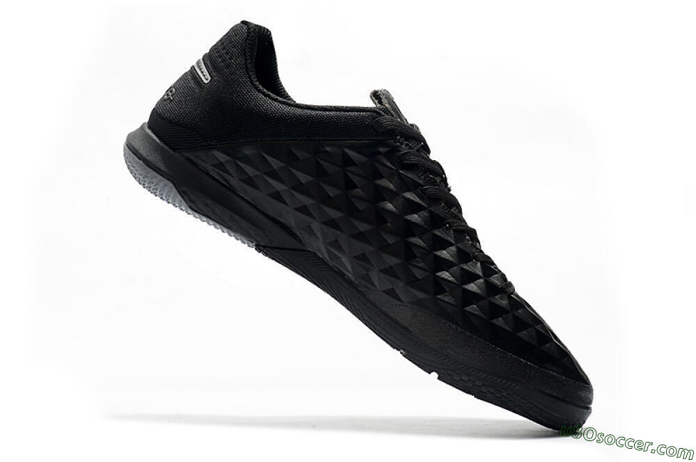 NIke Tiempo Lunar Legend 8 Pro IC Indoor & Futsal Soccer Shoes - Black/Grey 7