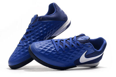 NIke Tiempo Lunar Legend 8 Pro IC Indoor & Futsal Soccer Shoes - Blue/White