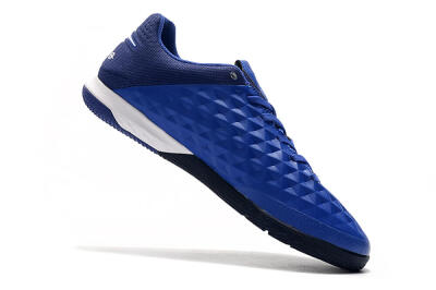 NIke Tiempo Lunar Legend 8 Pro IC Indoor & Futsal Soccer Shoes - Blue/White