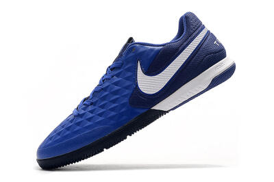 NIke Tiempo Lunar Legend 8 Pro IC Indoor & Futsal Soccer Shoes - Blue/White