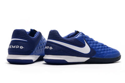 NIke Tiempo Lunar Legend 8 Pro IC Indoor & Futsal Soccer Shoes - Blue/White