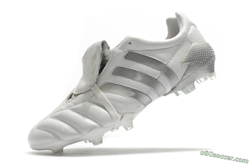 Adidas Predator 20+ Mutator Mania Tormentor FG Firm Ground Soccer Cleats - White/Silver 5