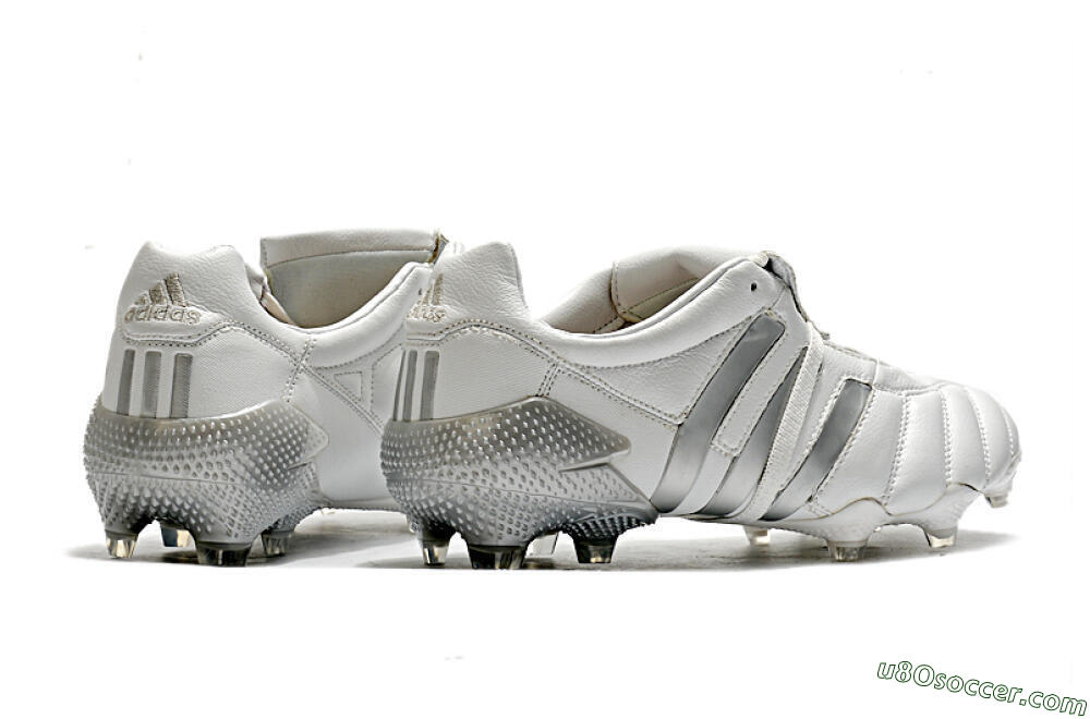 Adidas Predator 20+ Mutator Mania Tormentor FG Firm Ground Soccer Cleats - White/Silver 6