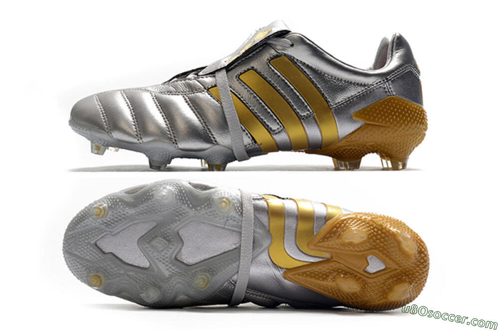 Adidas Predator 20+ Mutator Mania Tormentor FG Firm Ground Soccer Cleats - Silver/Gold 0