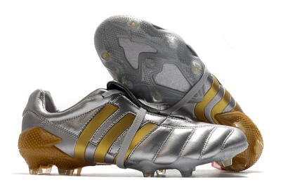 Adidas Predator 20+ Mutator Mania Tormentor FG Firm Ground Soccer Cleats - Silver/Gold