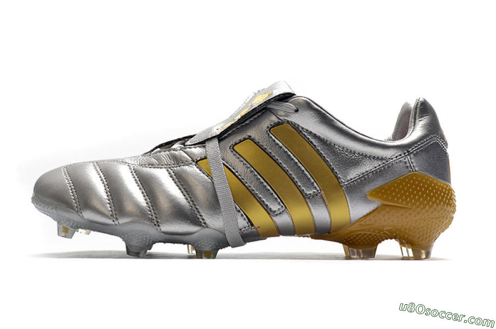 Adidas Predator 20+ Mutator Mania Tormentor FG Firm Ground Soccer Cleats - Silver/Gold 2