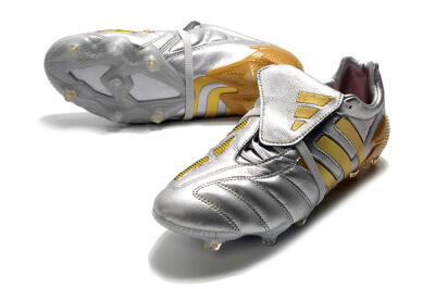 Adidas Predator 20+ Mutator Mania Tormentor FG Firm Ground Soccer Cleats - Silver/Gold