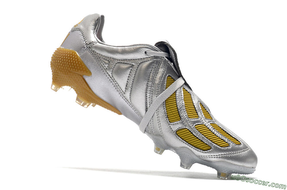Adidas Predator 20+ Mutator Mania Tormentor FG Firm Ground Soccer Cleats - Silver/Gold 4