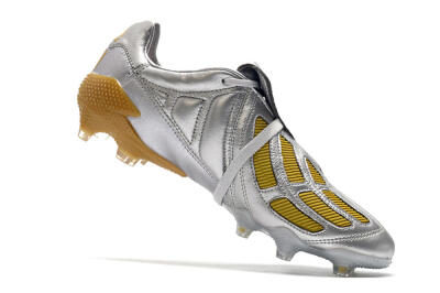 Adidas Predator 20+ Mutator Mania Tormentor FG Firm Ground Soccer Cleats - Silver/Gold
