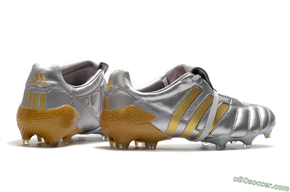 Adidas Predator 20+ Mutator Mania Tormentor FG Firm Ground Soccer Cleats - Silver/Gold 6