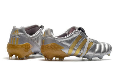Adidas Predator 20+ Mutator Mania Tormentor FG Firm Ground Soccer Cleats - Silver/Gold