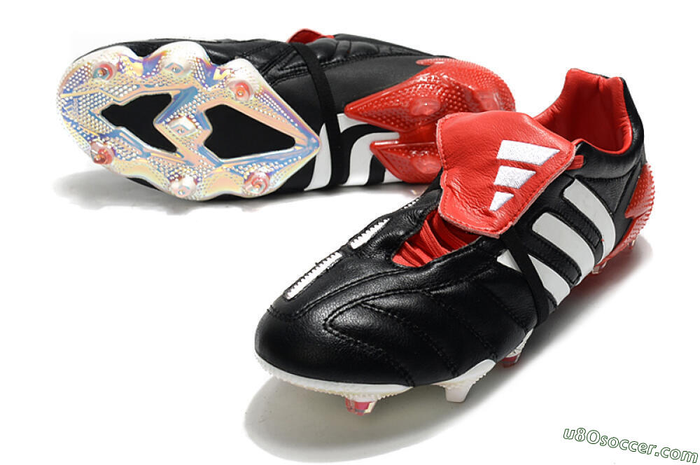 Adidas Predator 20+ Mutator Mania Tormentor FG Firm Ground Soccer Cleats - Black/White/Red 3