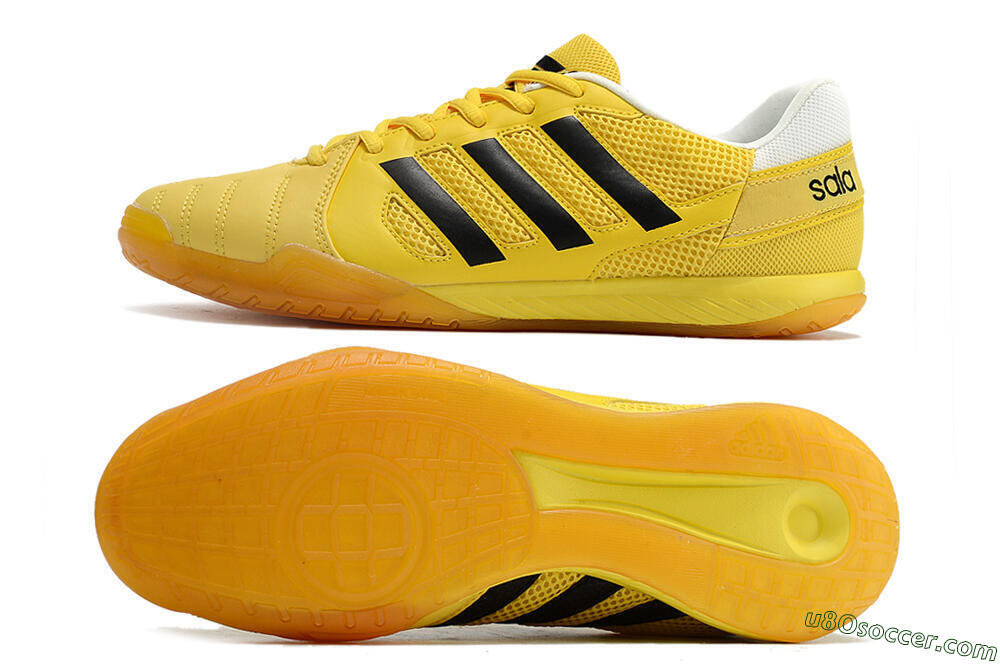 Adidas Top Sala IC Indoor & Futsal Soccer Shoes - Yellow/Black/White 0