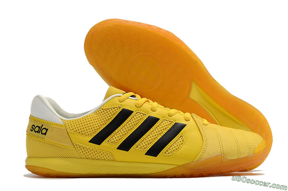 Adidas Top Sala IC Indoor & Futsal Soccer Shoes - Yellow/Black/White 1