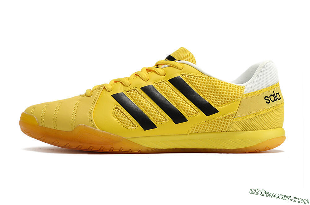 Adidas Top Sala IC Indoor & Futsal Soccer Shoes - Yellow/Black/White 2