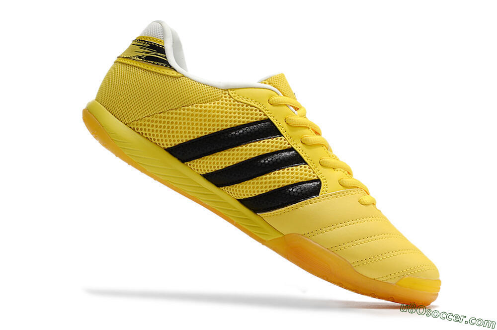 Adidas Top Sala IC Indoor & Futsal Soccer Shoes - Yellow/Black/White 4
