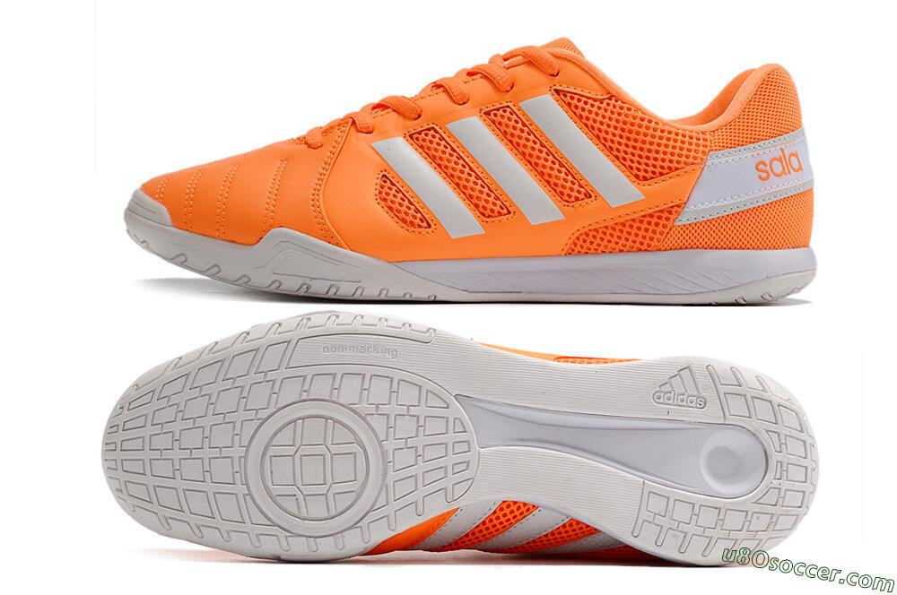 Adidas Top Sala IC Indoor & Futsal Soccer Shoes - Orange/White 0