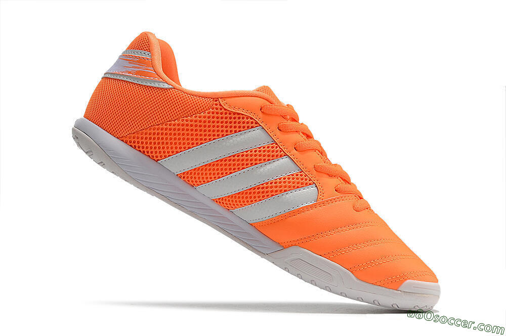 Adidas Top Sala IC Indoor & Futsal Soccer Shoes - Orange/White 4
