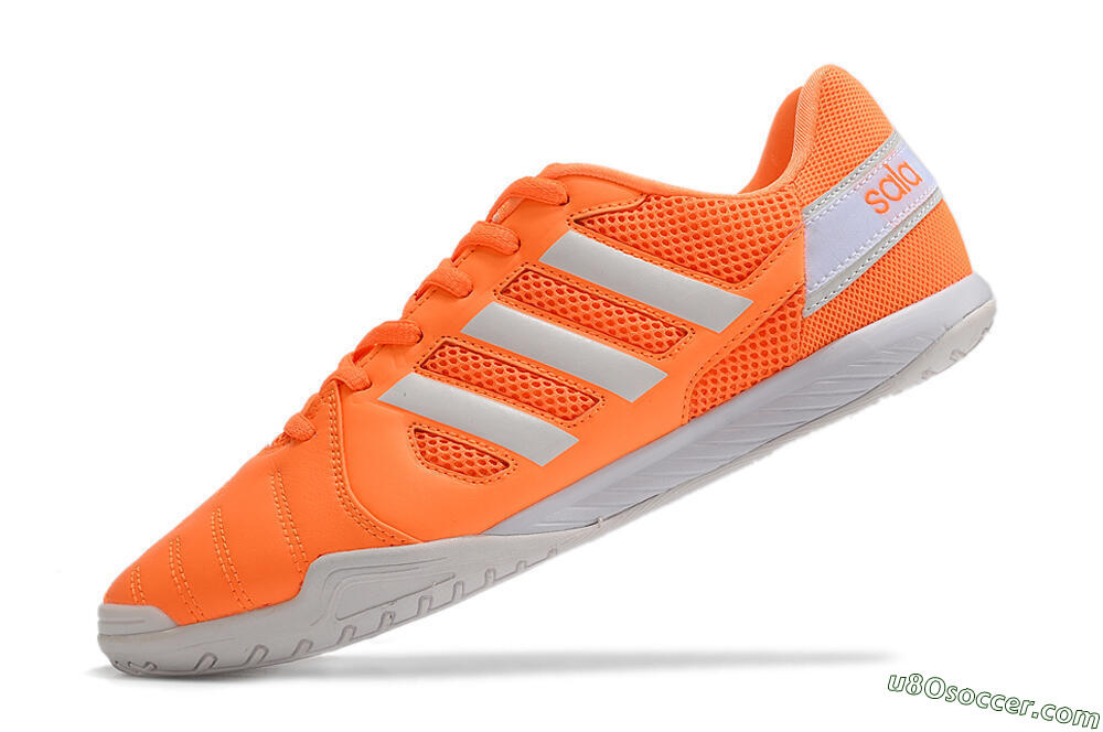 Adidas Top Sala IC Indoor & Futsal Soccer Shoes - Orange/White 5