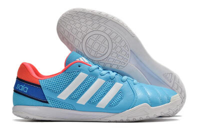 Adidas Top Sala IC Indoor & Futsal Soccer Shoes - Jade/Red/Blue