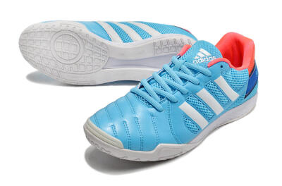 Adidas Top Sala IC Indoor & Futsal Soccer Shoes - Jade/Red/Blue