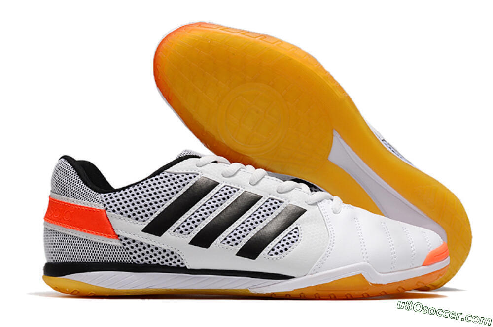 Adidas Top Sala IC Indoor & Futsal Soccer Shoes - White/Black/Red 1
