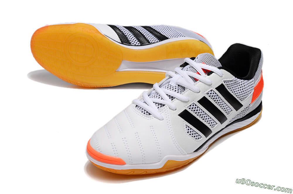Adidas Top Sala IC Indoor & Futsal Soccer Shoes - White/Black/Red 3
