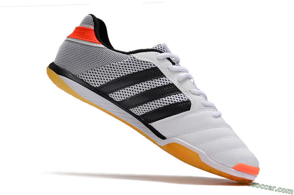 Adidas Top Sala IC Indoor & Futsal Soccer Shoes - White/Black/Red 4