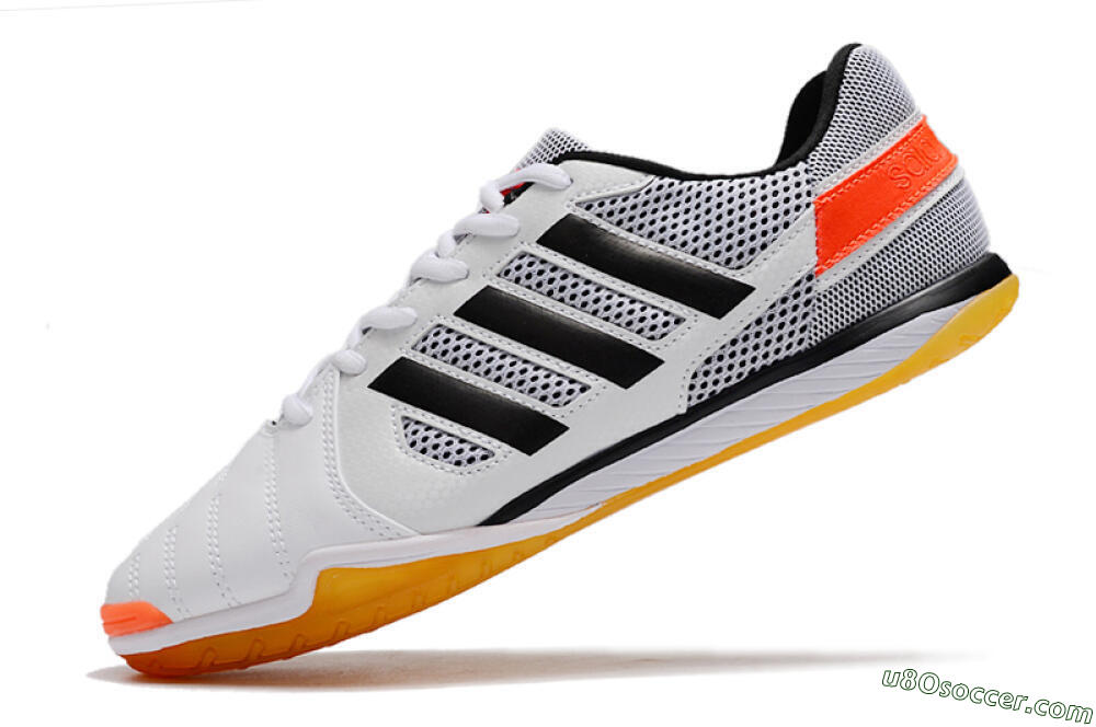 Adidas Top Sala IC Indoor & Futsal Soccer Shoes - White/Black/Red 5