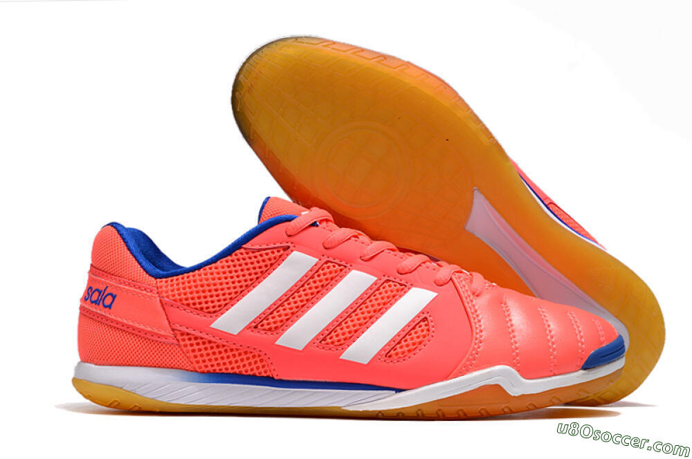 Adidas Top Sala IC Indoor & Futsal Soccer Shoes - Pink/White/Blue 1