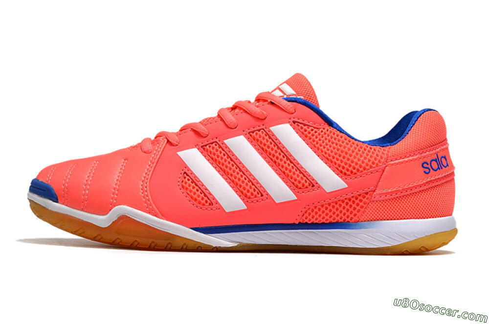Adidas Top Sala IC Indoor & Futsal Soccer Shoes - Pink/White/Blue 2
