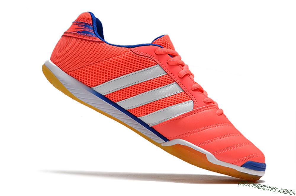 Adidas Top Sala IC Indoor & Futsal Soccer Shoes - Pink/White/Blue 4