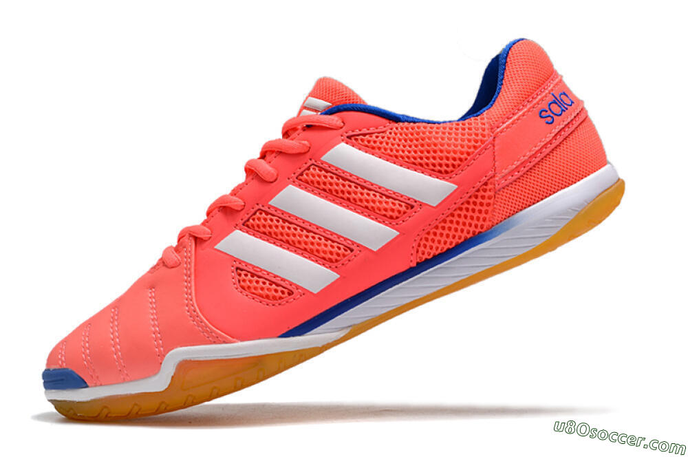 Adidas Top Sala IC Indoor & Futsal Soccer Shoes - Pink/White/Blue 5