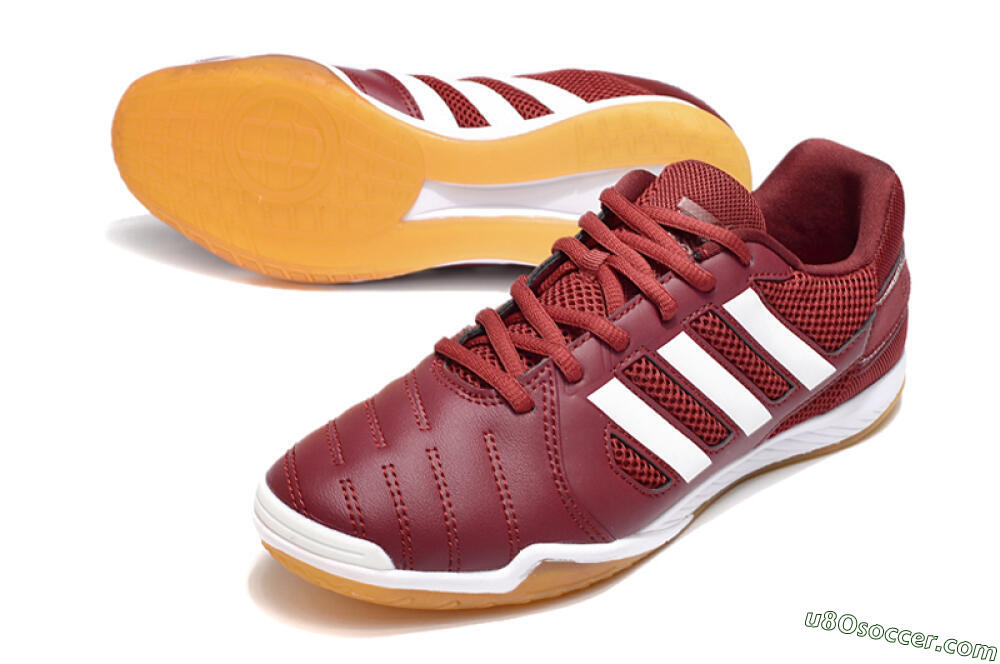Adidas Top Sala IC Indoor & Futsal Soccer Shoes - Red/White 3