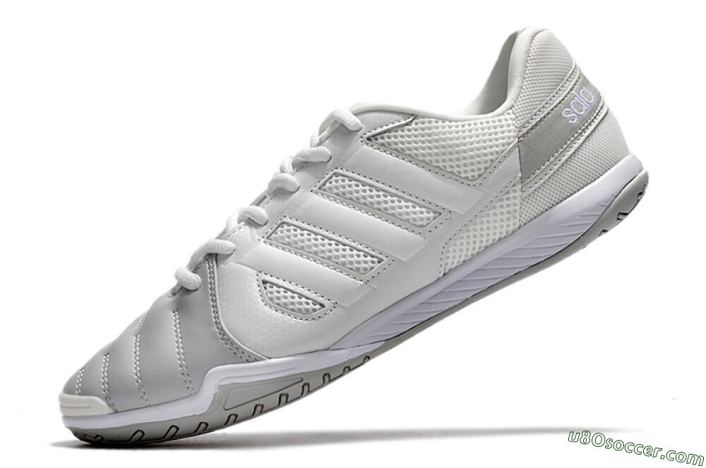 Adidas Top Sala IC Indoor & Futsal Soccer Shoes - White/Grey 5