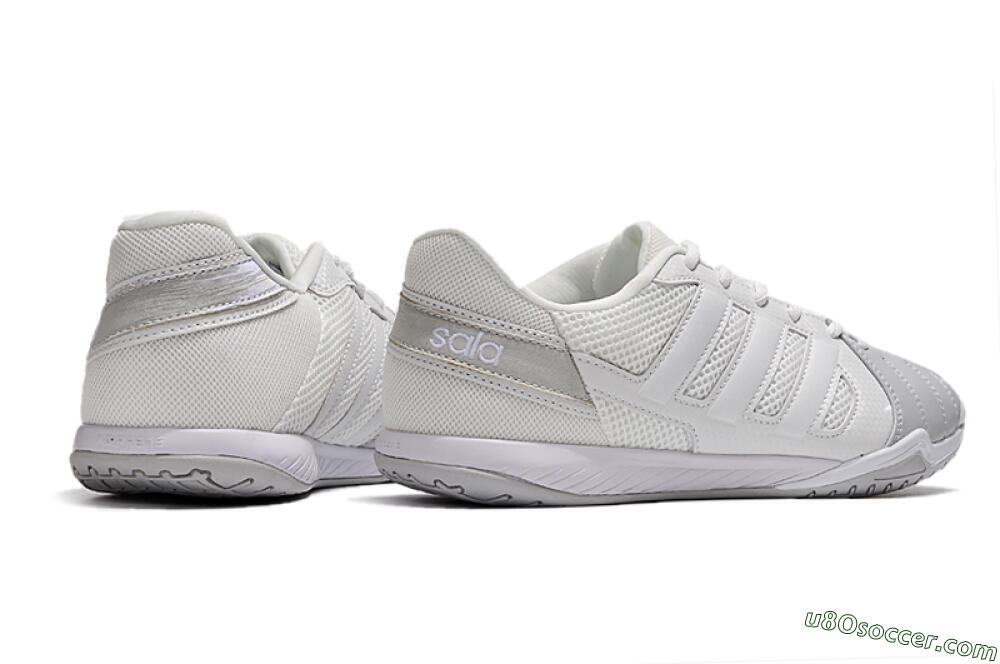 Adidas Top Sala IC Indoor & Futsal Soccer Shoes - White/Grey 6