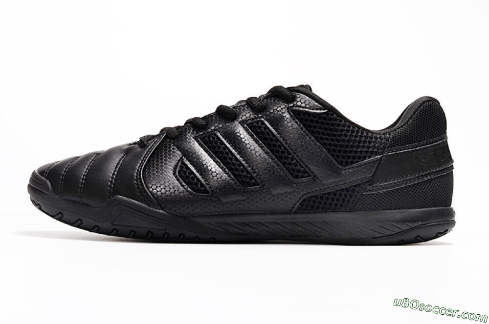 Adidas Top Sala IC Indoor & Futsal Soccer Shoes - Black/Black 2