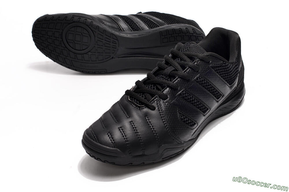 Adidas Top Sala IC Indoor & Futsal Soccer Shoes - Black/Black 3