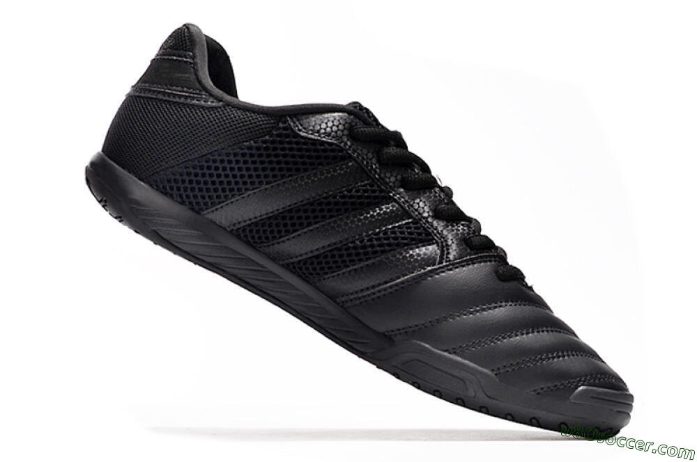 Adidas Top Sala IC Indoor & Futsal Soccer Shoes - Black/Black 4