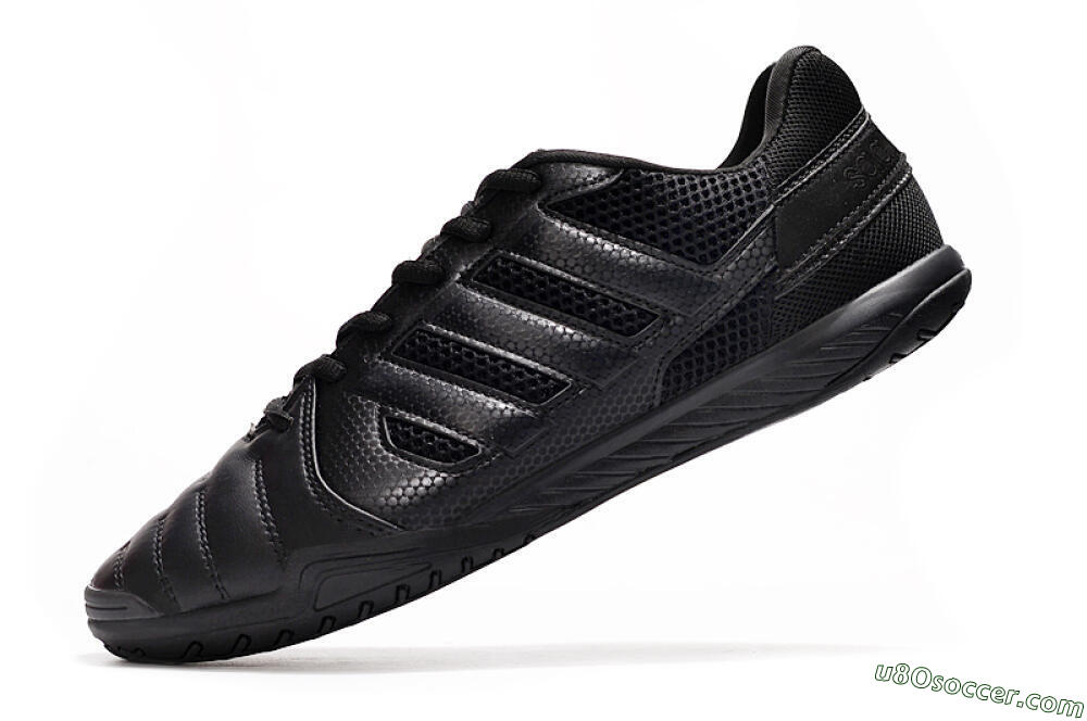 Adidas Top Sala IC Indoor & Futsal Soccer Shoes - Black/Black 5