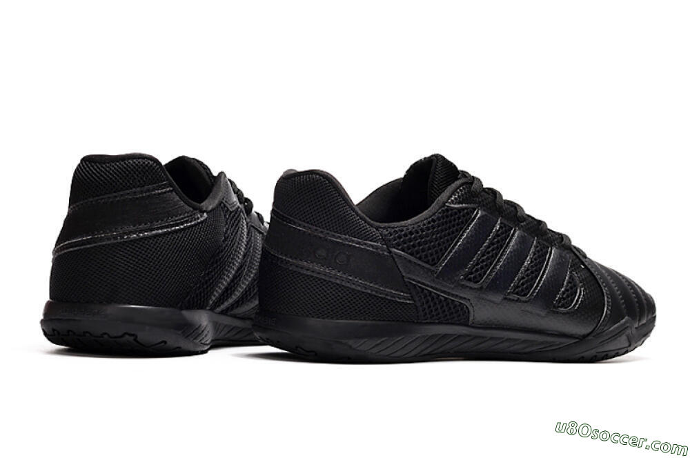 Adidas Top Sala IC Indoor & Futsal Soccer Shoes - Black/Black 6