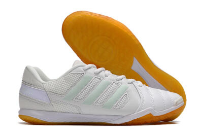 Adidas Top Sala IC Indoor & Futsal Soccer Shoes - White/Jade/Purple