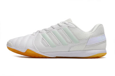 Adidas Top Sala IC Indoor & Futsal Soccer Shoes - White/Jade/Purple