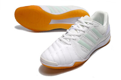 Adidas Top Sala IC Indoor & Futsal Soccer Shoes - White/Jade/Purple
