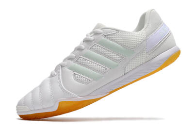 Adidas Top Sala IC Indoor & Futsal Soccer Shoes - White/Jade/Purple