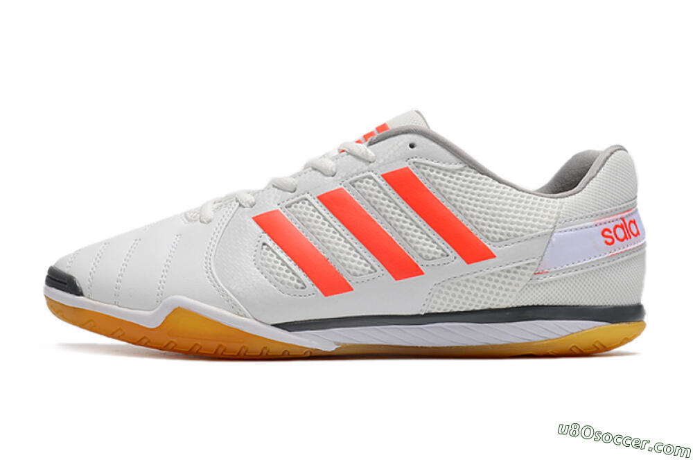 Adidas Top Sala IC Indoor & Futsal Soccer Shoes - White/Red/Black 2