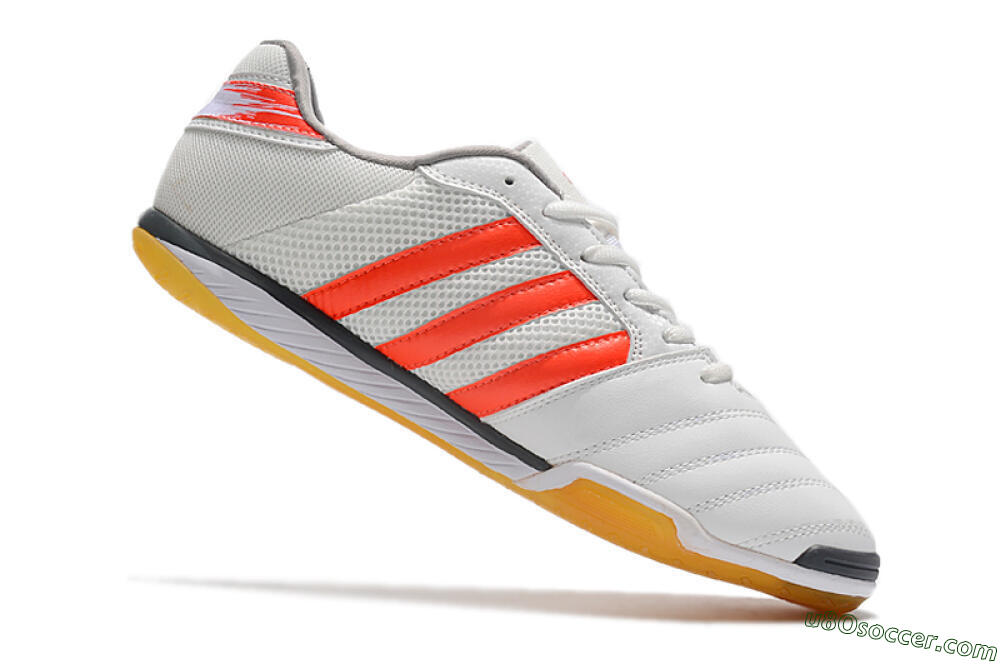 Adidas Top Sala IC Indoor & Futsal Soccer Shoes - White/Red/Black 4