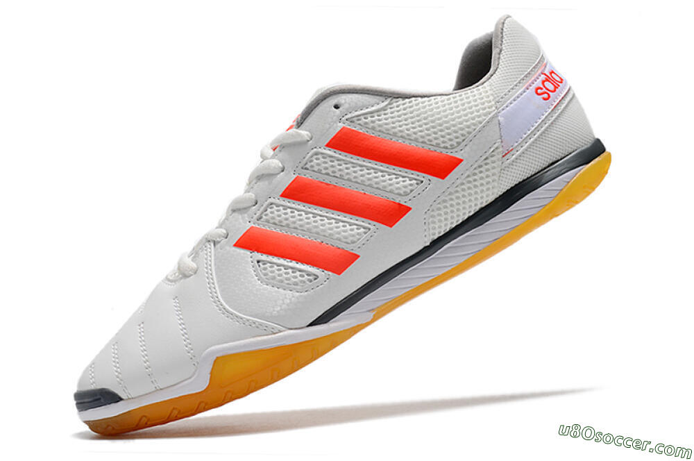 Adidas Top Sala IC Indoor & Futsal Soccer Shoes - White/Red/Black 5