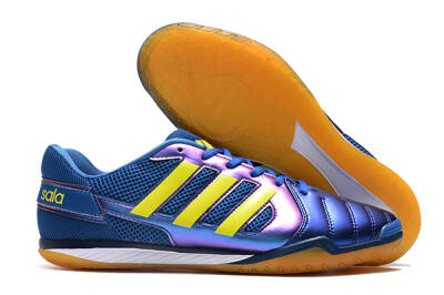 Adidas Top Sala IC Indoor & Futsal Soccer Shoes - Blue/Yellow/White